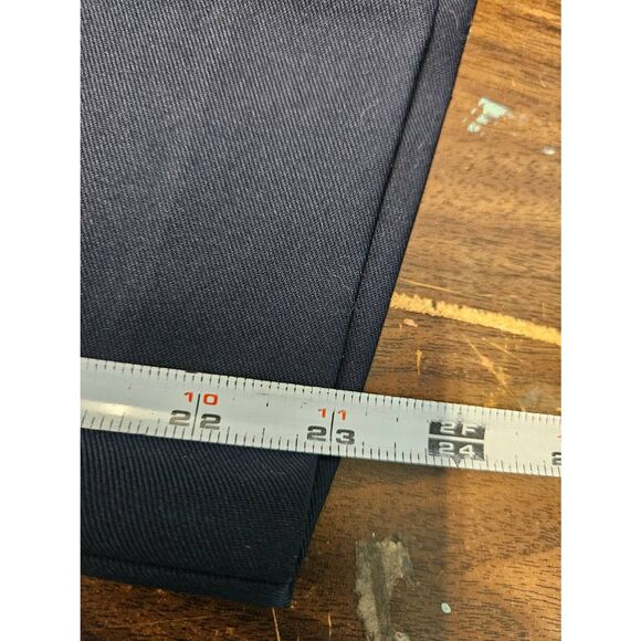 Alfred Dunner Navy Embroidered Capri Pants Womens SZ 8P Butterfly Floral - Picture 8 of 8